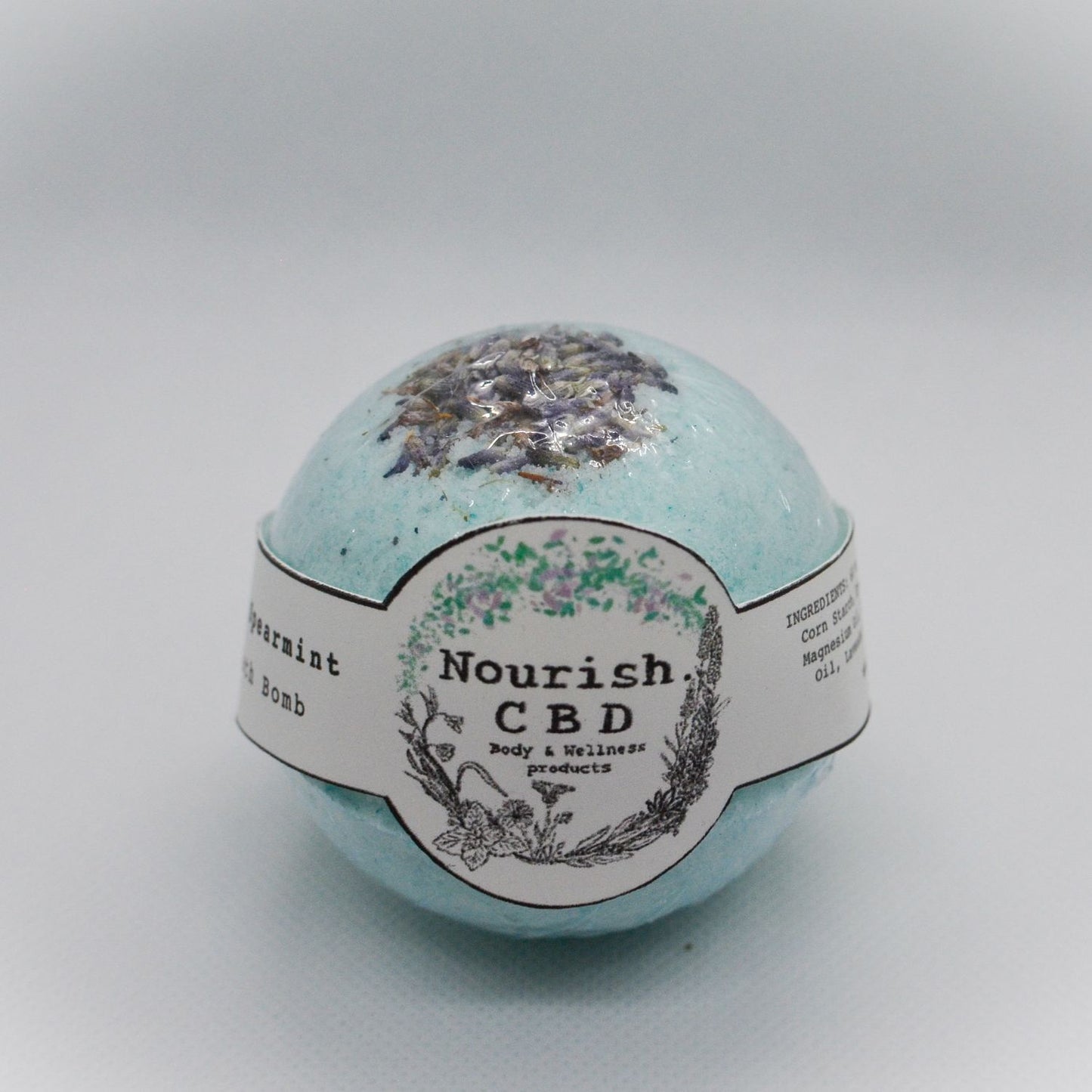 Lavender and Spearmint Bath Bomb