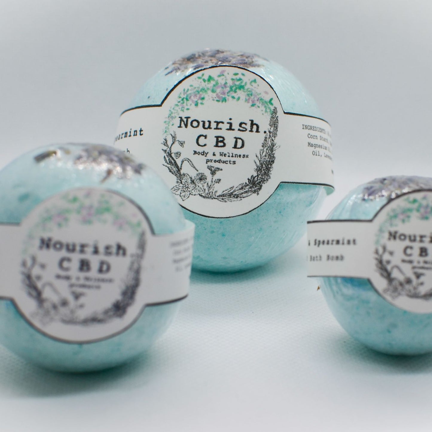 Lavender and Spearmint Bath Bomb